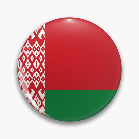 Get my art printed on awesome products. Support me at Redbubble #RBandME: https://www.redbubble.com/i/pin/Flag-of-Belarus-by-Alma-Studio/109672235.NP9QY?asc=u Belarus Flag, Belarus, Button Pins, Buttons Pinback, Sell Your Art, Awesome Products, My Art, Pie Chart, Flag