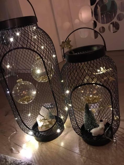 Ikea Lantern Ideas, Indoor Lanterns Decor, Ikea Lanterns, Indoor Lanterns, Lantern Ideas, Lanterns Decor, Home Deco, Advent, Christmas Decor