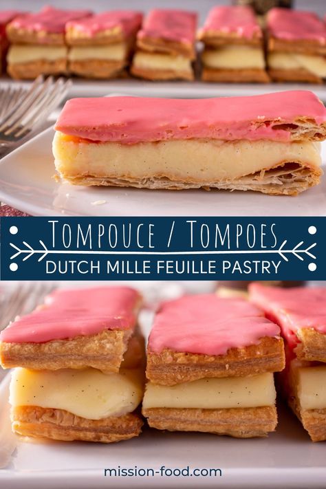 Dutch Pastry Recipes, Dutch Dessert Recipes, Dutch Pastries, Exotic Desserts, Dutch Desserts, Baking Activities, Dutch Treats, Pastry Cream Filling, Dutch Food