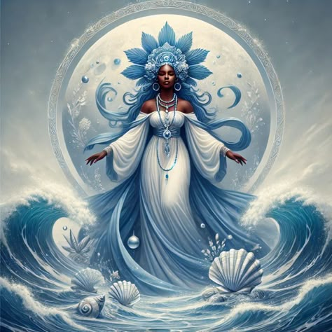 🌊✨ Maferefun Yemayá 🌊✨ Yemayá, the mother of all Orishas, governs the oceans and all that flows. She is the protector of motherhood, fertility, and creation, bringing healing and guidance to those who honor her. 💙 At our online botanica, we honor Yemayá with handcrafted Elekes, spiritual tools, and other sacred items to help you connect with her nurturing energy. Whether you’re new to the Yoruba religion or a lifelong devotee, find the perfect piece to deepen your spiritual practice and hono... Yemaya Orisha, Spiritual Tools, The Protector, Spiritual Practices, Fertility, Spirituality, Healing, Energy, Tools