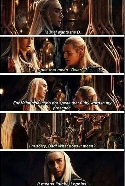 Hobbit Humor - Thranduil and Legolas Aragorn Costume, Thranduil And Legolas, Elf Memes, Tolkien Funny, Hobbit Funny, Legolas And Tauriel, Legolas And Thranduil, Lotr Funny, Sherlock Quotes