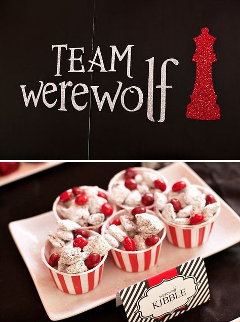 Werewolf Themed Snacks, Werewolf Snacks, Werewolf Themed Food, Werewolf Party Ideas, Twilight Party Food, Twilight Themed Food, Twilight Snacks, Twilight Themed Snacks, Twilight Bachelorette