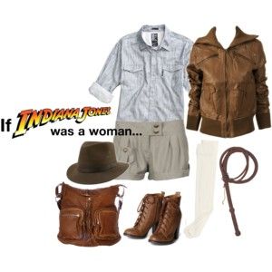 Indiana Jones. Indiana Jones Halloween Costume Women, Indiana Jones Aesthetic Women, Indiana Jones Inspired Outfit, Indiana Jones Costume Women, Indiana Jones Outfit, Indiana Jones Cosplay, Indiana Jones Costume, Jungle Costume, Moda Safari