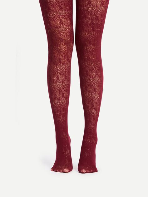 Shop Crochet Lace Tights online. SheIn offers Crochet Lace Tights & more to fit your fashionable needs. Red Lace Tights, Shein Crochet, Red Tights, Lace Tights, Womens Tights, Sock Shop, Red Lace, Crochet Lace, Socks Women