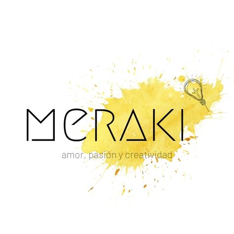 MERAKI: hacer las cosas con amor, pasión y creatividad. Meraki Logo Design, Meraki Logo, Youth Group Names, Mango Shop, Birthday Card Craft, Nail Logo, Business Diy, Unusual Words, Rare Words