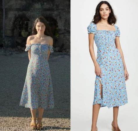 Adele (Behind Her Eyes) Fashion, Clothes, Style and Wardrobe worn on TV Shows | Shop Your TV Behind Her Eyes Adele, Adele Outfits, Behind Her Eyes, Body Type Clothes, Eve Hewson, Worn On Tv, Jane The Virgin, Clothes Style, Floral Blue Dress