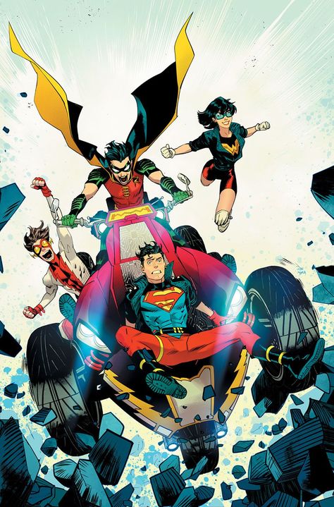 Harley Quinn Turns 30, Batman Fights Robin and DC Gets a New Multiverse in September Tim Drake Robin, Young Justice Comic, Cassie Sandsmark, Dan Mora, Robin Comics, Dc Comics Wallpaper, Batman Funny, Arte Dc Comics, Dc Comics Superheroes