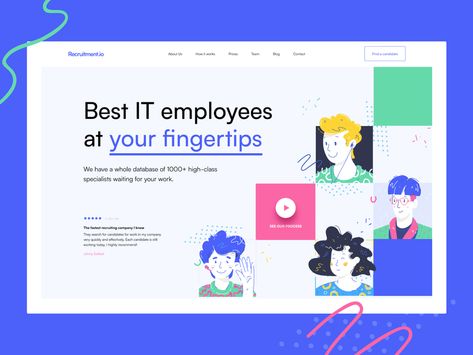 Hero Banner Design, Green Website, Hero Banner, Website Agency, Hero Section, Modern Web Design, Website Images, Graphic Projects, Recruitment Agencies