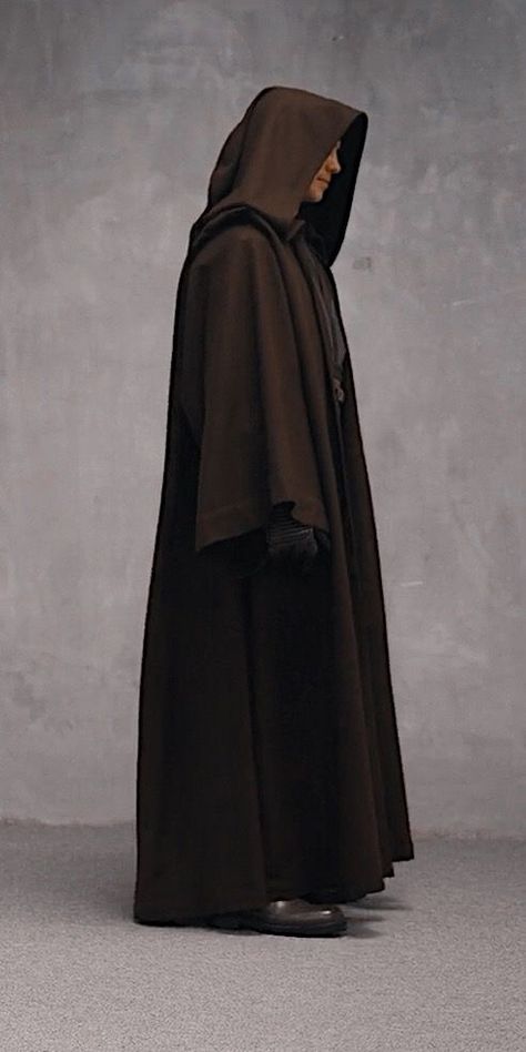 Anakin Costume, Jedi Cloak, Cloak Outfit, Jedi Outfit, Sister Costumes, Jedi Robe, Jedi Costume, Medieval Cloak, Rey Star Wars