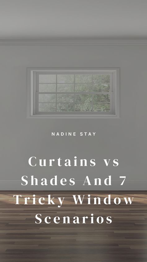 Short Curtains Bedroom, Patio Door Shades, Basement Window Curtains, Basement Window Treatments, Wide Window Curtains, Curtain Tips, Narrow Windows, Small Window Treatments, Nadine Stay