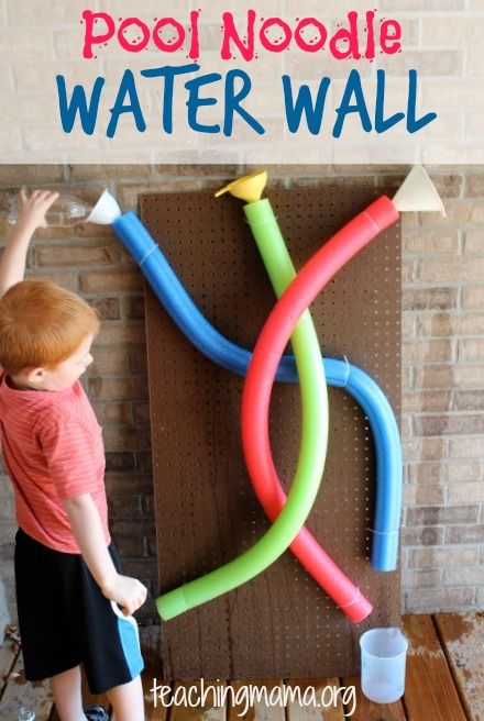 Teaching Mama: Pool Noodle Water Wall-Fun, summer activity for toddlers. Pinned by SOS Inc. Resources @SOS Inc. Resources. Bible Preschool, Vbs Games, Noodle Crafts, Summer Activities For Toddlers, Pool Noodle Crafts, Camp Games, Classroom Arrangement, Teaching Mama, Sunday Activities