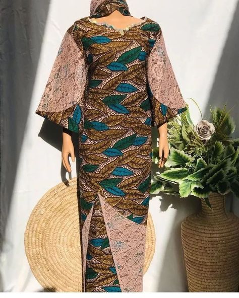 This is Epitome of vogue @meerarhsvogue Northern styel inspo# Ankara style #bou bou style#arewafashion | Instagram A Shape Gown Ankara, Ankara Boubou, Kaftan Styles, Ankara Dress Designs, Modest Dresses Fashion, Long African Dresses, Ankara Dress Styles, African Print Dress Ankara, Ankara Gown