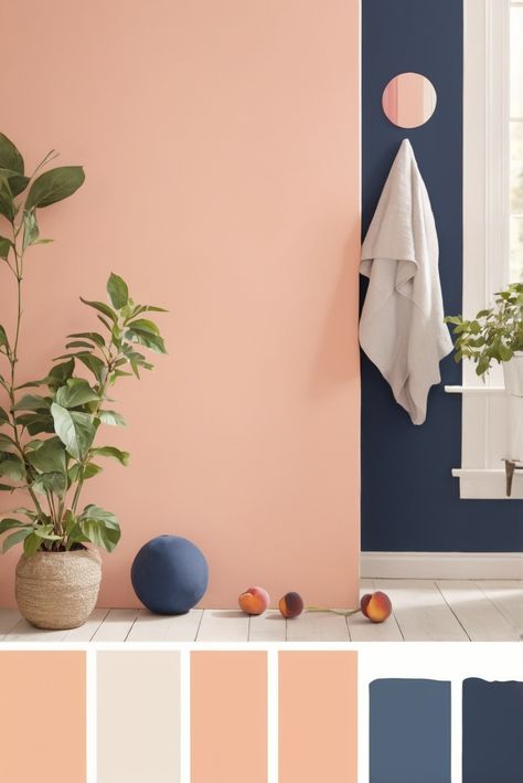 If you're looking for actionable advice on optimizing your website, you're in the right place. Discover how to enhance your "a" game and boost your online presence. #ad     #Colortrend #wallpaint2024  #color2024  #DIYpainting  ##DIYhomedecor  #Fixhome Peach Walls Bathroom, Peach Wall Decor Ideas, Salmon Color Walls, Peach And Blue Interior, Peach And Blue Kitchen, Peach Color Bathroom, Peach Wall Paint, Blue And Peach Color Palette, Halloween Colour Palette