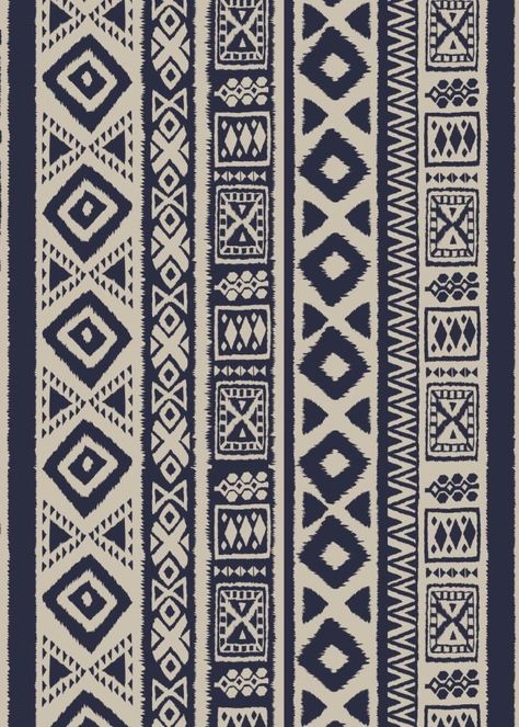 Etnic Pattern, Indigenous Pattern, Clothing Fabric Patterns, African Batik Fabric, Cultural Patterns, Ethnic Pattern Design, African Pattern Design, Tropical Illustration, Print Design Art