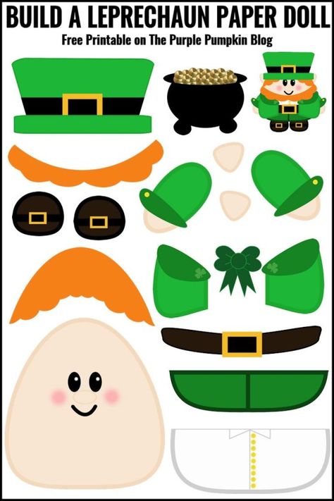 100+ Free Printables to Download Sant Patrick, Fete Saint Patrick, March Crafts, St Patricks Crafts, St Patricks Day Crafts For Kids, March Activities, St Patrick Day Activities, Purple Pumpkin, St Patrick's Day Decorations