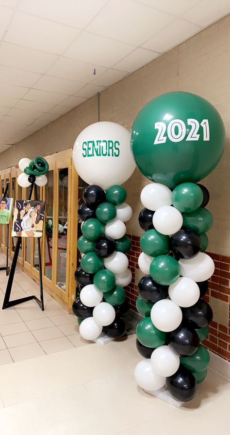 Senior Balloon Arch, Senior Night Balloons, Cheerleading Banquet, Sports Balloons, Wrestling Banquet, Senior Night Football, Soccer Senior Night, Soccer Banquet, Volleyball Senior Night