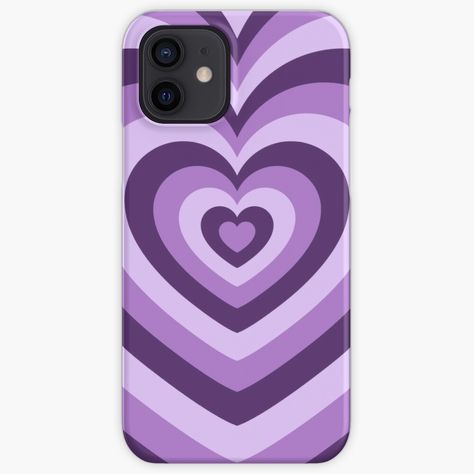 Iphone Case Purple, Heart Wave, Diy Phone Case Design, Purple Iphone, Purple Iphone Case, Purple Cases, Phone Covers Diy, Purple Pastel, Aesthetic Y2k