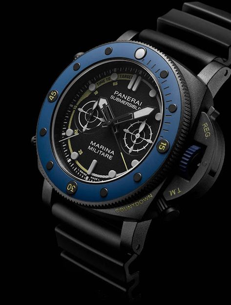 Panerai - Submersible Forze Speciali PAM01238 and PAM01239 | Time and Watches | The watch blog Panerai Submersible, Rolex Sea Dweller, Men Stuff, Panerai Watches, Panerai Luminor, Vintage Watches For Men, The Watch, Black Ops, Dive Watches