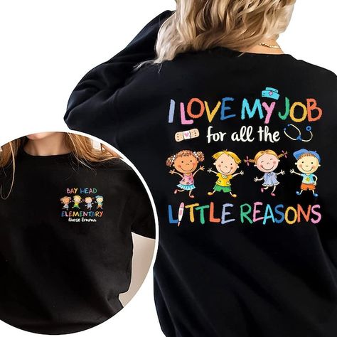 macievision - Etsy School Nurse Shirts Ideas, School Nurse Outfits, School Nurse Appreciation Gifts, School Nurse Appreciation, Sweater Drying Rack, Nurse Shirts, I Love My Job, Nurse Appreciation Gifts, School Nurse