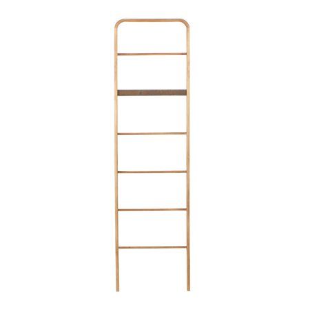 This refined blanket ladder adds vertical storage to any space - use it to store towels in your bathroom, blankets in your living or bedroom, or magazines in your office. A perfect statement piece for anyone wanting to organize in style, hang anything from potted plants to your fave fashion pieces like a vintage jean jacket. Color: Brown. Outdoor Towel Rack, Wood Blanket Ladder, Industrial Style Home, Freestanding Storage, Wood Ladder, Vintage Jean Jacket, Blanket Ladder, Ladder Shelf, Creative Co Op