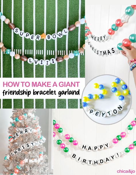 Taylor Swift Friendship Bracelet Garland Taylor Swift Tree Ideas, Friendship Bracelet Bulletin Board Ideas, Large Friendship Bracelet Garland, Taylor Swift Classroom Decor Ideas, Friendship Bracelet Garland Diy, Friendship Bracelet Tree Garland, Friendship Bracelet Banner, Friendship Bracelet Garland, Giant Friendship Bracelet Garland