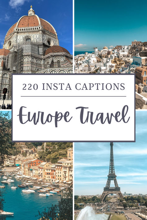 220 Europe Travel Instagram Captions: Funny & Short Ideas European Summer Instagram Captions, European Instagram Captions, Europe Travel Captions, Euro Summer Captions, Europe Trip Captions, European Summer Captions, Europe Instagram Captions, Europe Travel Quotes, Travel Instagram Captions