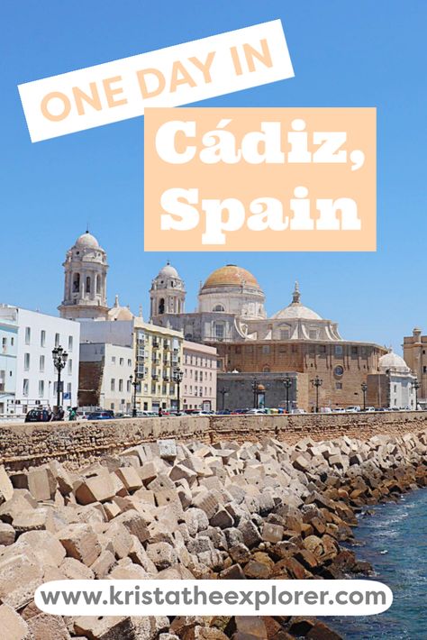 Wondering if Cádiz is worth visiting? There are plenty of cities to visit in southern Spain, but none have as much history and charm as Cádiz. There are lots of things to do in Cádiz to keep you busy during a day trip to the city. If you only have one day in Cádiz, here's my recommendations! This blog post covers unique spots in Cádiz, hidden gems in Cádiz, what to do in Cádiz, beaches in Cádiz, free sites in Cádiz, and cities in Andalusia.  #cadiz #andalusia #traveltips #travelblogger #spain Cadiz Spain, Places In Spain, Cruise Europe, Cities To Visit, Spain Travel Guide, Road Trip Europe, South Of Spain, Europe Trip Itinerary, Southern Spain