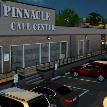 Functional Call Center | Sims 4 Build | AlexisAriel on Patreon Sims 4 Business Lots, Sims 4 Nail Salon Build, Sims 4 Motel Lot, Sims 4 Build Download, Sims 4 Office Building, Sims 4 Functional Mods, Functional Cc Sims 4, Sims 4 Functional, Sims4 Accessories