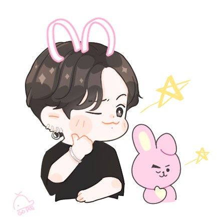 #jk Jungkook Chibi Fanart, Fanart Bts, Bts Kim, Cute Anime Chibi, Krishna Wallpaper, Bts Drawings, Bts Chibi, Bts Fans, Bts Lockscreen