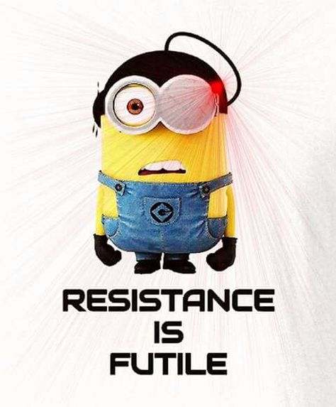 Picard Borg minion Minion 2, Resistance Is Futile, Star Trek Universe, Osprey Backpack, Star Trek, Minion, All Star, Fictional Characters, Minions