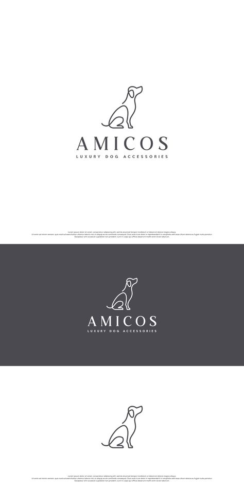 Dog Shop Logo, Pet Company Logo, Dog Grooming Logo Ideas, Logo Dog Design, Dog Brand Logo, Dog Branding Design, Dog Logo Design Ideas, Pet Branding Design, Dog Business Logo