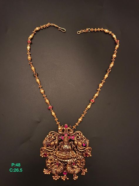 Latest Ruby Necklace Designs, Thali Chain Designs Gold Latest, Thali Chain Designs Gold, Chain Designs Gold, Victorian Jewelry Necklace, Thali Chain, Necklace Set Indian Bridal Jewelry, Pretty Gold Necklaces, Ruby Necklace Designs