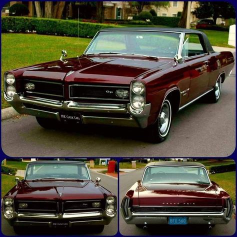 1964 Pontiac Grand Prix Classic Cars Usa, Pontiac Catalina, Old Vintage Cars, Pontiac Cars, Cars Usa, Old School Cars, American Classic Cars, Old Classic Cars, Pontiac Grand Prix