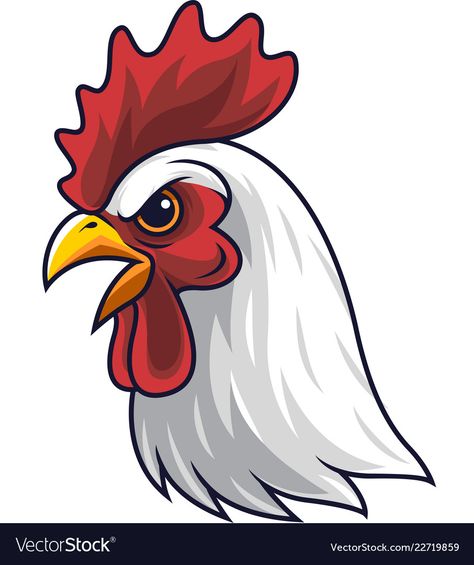 Chicken Head Drawing, Chicken Sketches, Rooster Head, Cartoon Rooster, Chicken Head, Chicken Drawing, Chicken Illustration, Easy Disney Drawings, Easy Drawing Ideas