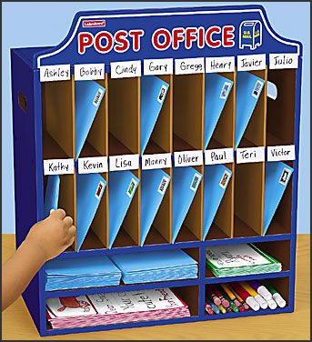 post office mail slots♥ Post Office Activities, Letters Activities, Dramatic Play Themes, Community Helpers Theme, Role Play Areas, Dramatic Play Preschool, Dramatic Play Area, Lakeshore Learning, Dramatic Play Centers