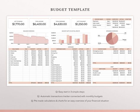 monthly budget spreadsheet template Family Budget Spreadsheet, Debt Snowball Calculator, Spreadsheet Design, Weekly Budget Template, Excel Budget Spreadsheet, Budget Spreadsheet Template, Budget Template Free, Monthly Budget Spreadsheet, Excel Budget