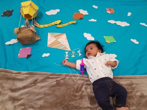 Kite Theme Baby Photoshoot, Rangoli Painting, Photoshoot Boy, Baby Christmas Photos, Newborn Photography Boy, Baby Photoshoot Boy, Baby Pic, Newborn Baby Photoshoot, Baby Shoot