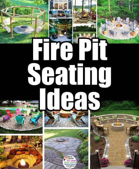 Homemade Fire Pit, Backyard Firepit Area, In Ground Fire Pit, Paver Fire Pit, Cheap Fire Pit, Fire Pit Plans, Outdoor Fire Pit Seating, Outdoor Fire Pit Area, Fire Pit Seating Area