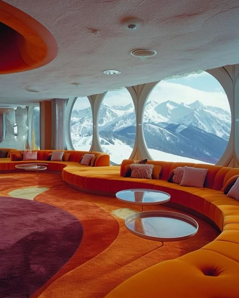 Googie Architecture, 70s Interior, Retro Interior Design, Retro Interior, X Factor, Dream House Interior, Retro Futurism, Retro Home, Dream House Decor