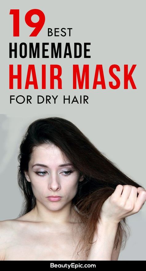 Hair Mask For Dry Hair:  Homemade masks solves dry hair issues and makes them more silky and shiny. Best Homemade Hair Mask, Home Remedies For Hair Growth, Remedies For Hair Growth, Hair Shedding Remedies, Hair Mask For Dry Hair, Mask For Dry Hair, Hair Recipes, Natural Hair Remedies, Natural Hair Growth Remedies