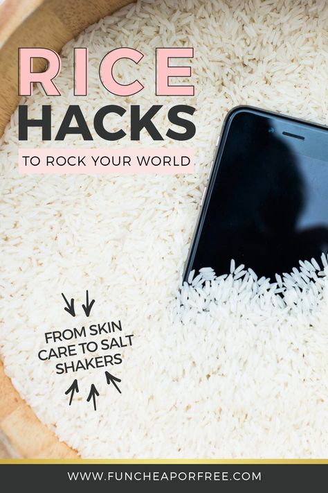 Rice is such a cheap and versatile ingredient, but it can also be used in so many other ways besides just for eating! Start doing these rice hacks today! Dry Rice, Cooked Rice, Speed Cleaning, Exfoliate Face, Best Blogs, Sore Muscles, Understanding Yourself, Cooking Tips, Parenting Hacks