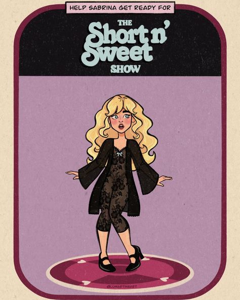 Sabrina Carpenter Paper Doll, Sabrina Carpenter Coloring Pages, Baby Sabrina Carpenter, Sabrina Carpenter Fanart, Pop Art Ideas, Spin The Bottle Game, Sabrina Espresso, Bottle Game, Sabrina Carpenter Album