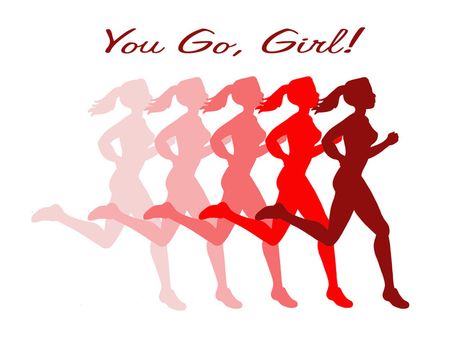 Birthday Card For Female Runner You Go, Girl! card Sportive Girl, Birthday Card Ideas, Female Runner, Go Girl, You Go Girl, Card Card, Card Ideas, Thank You Cards, Birthday Cards