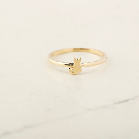 Gold Cat Ring, Dog Ring, Memorial Ring, Cat Ring, Cat Memorial, Cute Pet, Animal Jewelry, Ring Gold, Elegant Jewelry