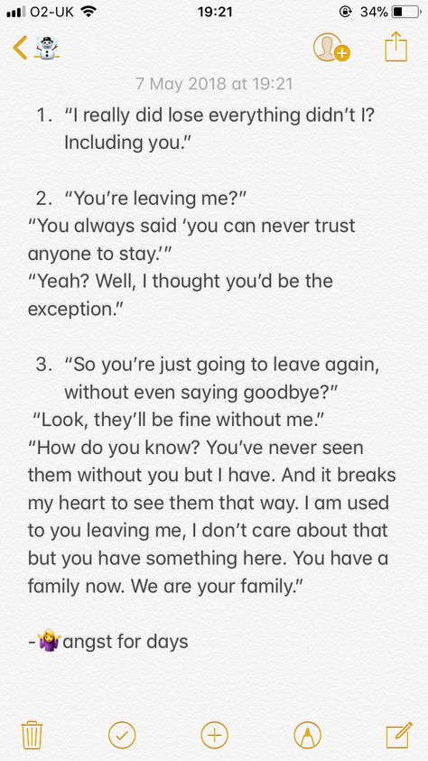 -‍♀️ sorry about any grammar problems but here is some abandonment themed prompts #writingprompts#leaving#angst#abandonment#sadshit Sorry Prompts, Story Writing Prompts, Book Prompts, Writing Dialogue Prompts, Dialogue Prompts, Writing Inspiration Prompts, Writing Characters, Writing Dialogue, Creative Writing Prompts