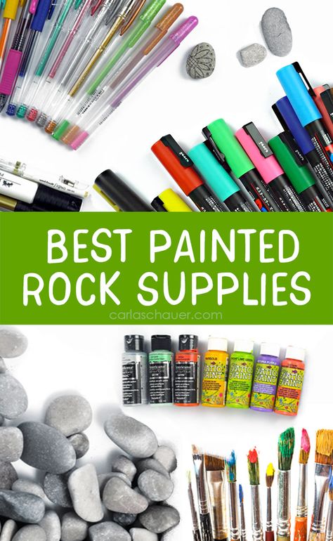 Rock Painting Supplies, Paint Pens For Rocks, Stones Garden, Paint Marker Pen, Rock Painting Tutorial, Colorful Paintings Acrylic, Painted Rocks Kids, Painted Rocks Craft, Painted Rocks Diy