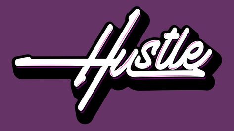 hustle typography wallpaper... Hustle Desktop Wallpaper, Typography Wallpaper, Wallpaper For Laptop, Brand Names And Logos, Typography Lettering, Pop Art Wallpaper, Hustle Hard, Abstract Photography, Laptop Skin