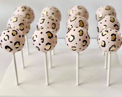 Cheetah Cake Pops, Cheetah Print Cakes, Cheetah Cakes, Cake Pops, Cheetah Print, Cake