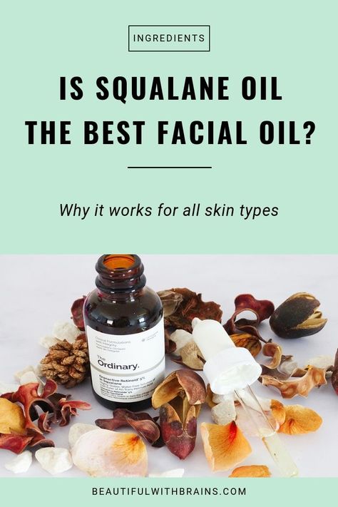 Since The Ordinary put it on the map, Squalane oil is EVERYWHERE. Seriously, check your skincare product. I dare you find one without squalane in it. Not that I’m complaining… This oil has a lot going for it. But… what it is that it does, exactly? Click pin to find out... #squalaneoil #skincareingredients The Ordinary Retinoid, Skin Care Myths, Skincare Diy, Aging Beauty, Squalane Oil, Best Skincare Products, Anti Aging Ingredients, Oil Benefits, Best Anti Aging