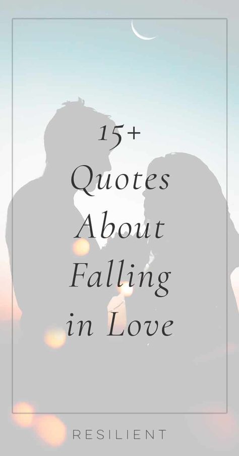 15+ Quotes About Falling in Love - Resilient #love #fallinlove #fallinginlove #lovequotes #quotes #quote #inspirational #inspiration #resilient #inspirationalquotes #motivationalquotes #sayings Falling In Love Quickly, Fall In Love Quotes, Quotes About Falling In Love, Quotes About Falling, In Love Quotes, Gratitude List, 15th Quotes, 20th Quote, Falling In Love Quotes